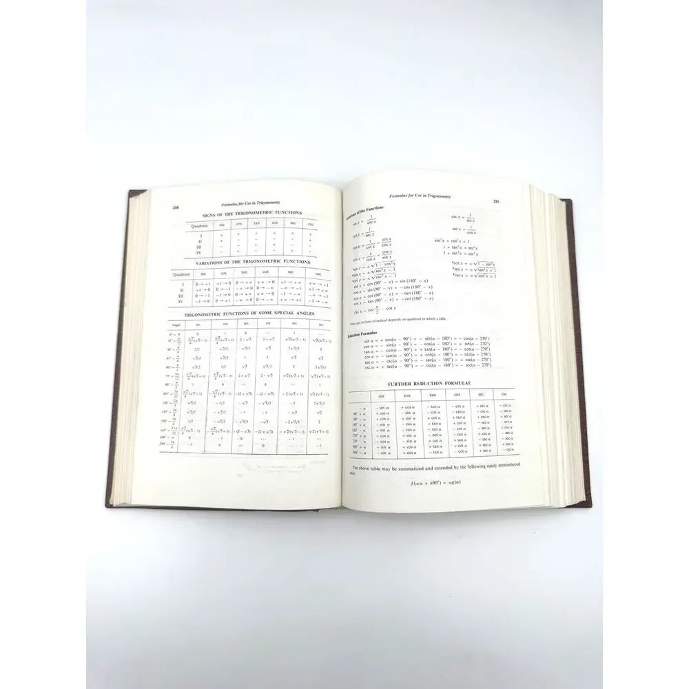 CRC Standard Mathematical Tables 17 Ed Vintage Book Hardcover